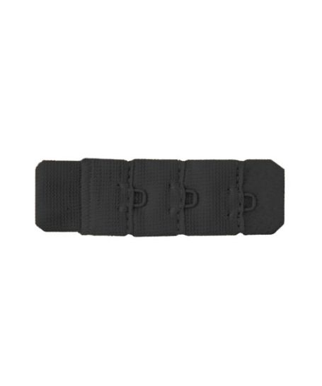 BA-03 - Extension soutien-gorge 1 crochet 20 mm noir