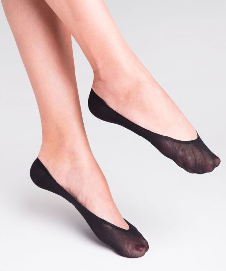 Stopki - Protège pieds sans coutures noir