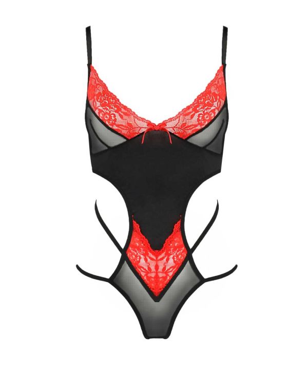 Odina - Body string noir et rouge