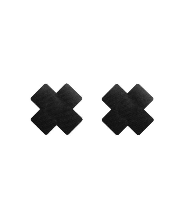 X - Cache tétons (3 paires) noirs