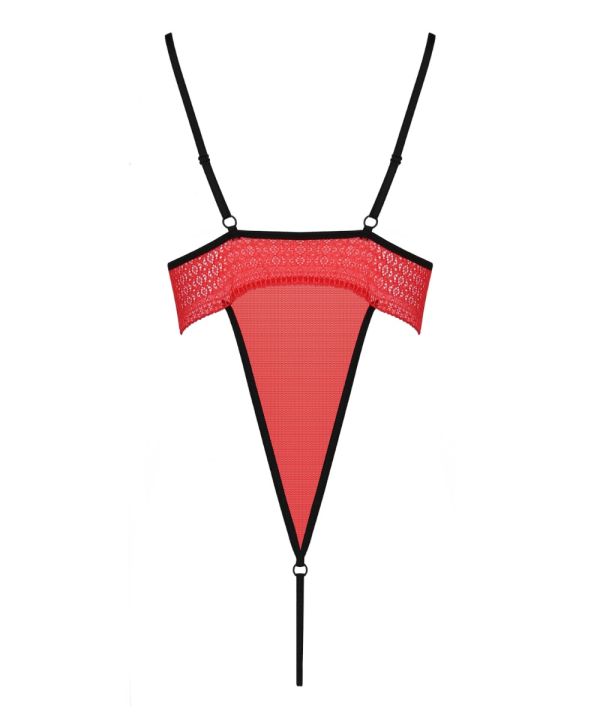 Akita - Body string ouvert rouge