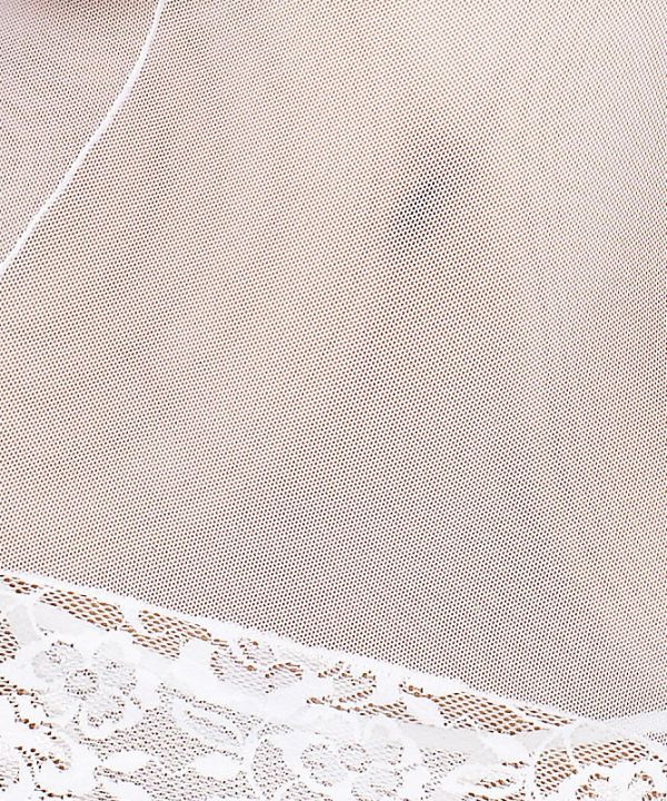 Paloma - Guêpière et string blanc