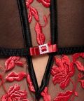 Evangelina - Body string rouge et noir