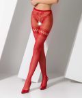 S015 - Collant ouvert rouge