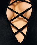 Diana - Robe sexy en velours et string noir