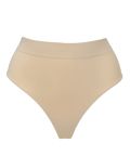 40CT - String taille haute gainant beige